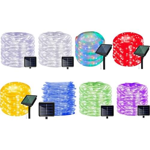 20m 200 LED 8 Modes Waterproof Outdoor Wedding Garden Christmas Decor Wire Lamp String Flash Fairy Light Solar Light String Hot