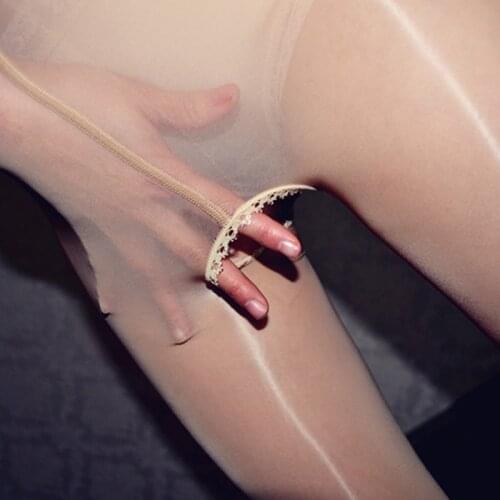 Women High Waist Oil Shiny Tights Lingerie Hot Gloss Sexy Pantyhose Sheer Nylon Stockings Medias 8 Colors