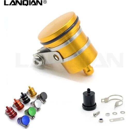 Gold Universal Cnc Motorcycle Brake Fluid Reservoir Clutch Tank Oil Fluid Cup for aprilia RSV MILLE / R rsv mille Accessories