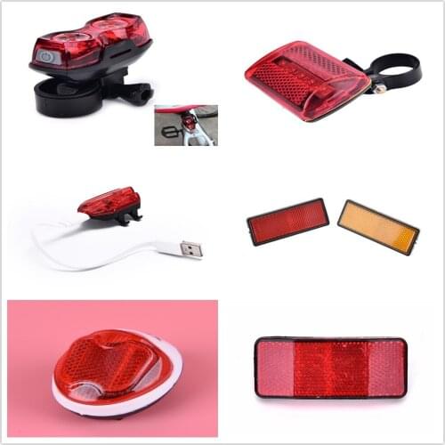 1PCS Essential Bicycle Road Bike Safety Front Rear Reflectors Automatic Reflectors Rear Light Seatpost Handlebar