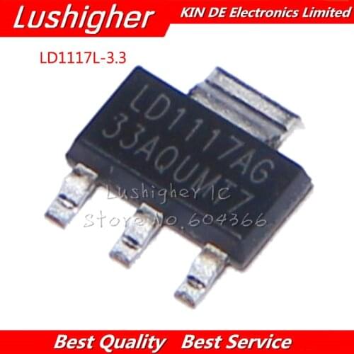 10pcs LD1117L-3.3 SOT-223 LD33V LD1117-3.3 SOT223 Original