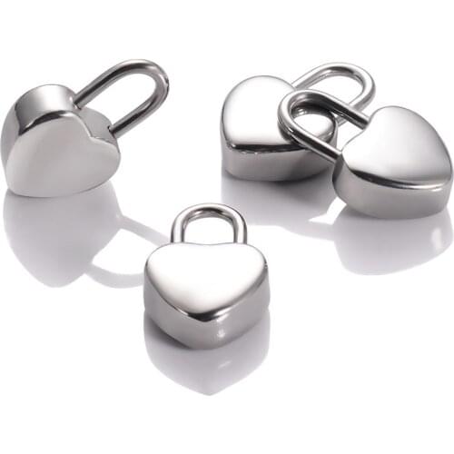10pcs/lot Heart Lock Charms Pendants DIY For Necklace Bangle Jewelry Making Handmade Accessories