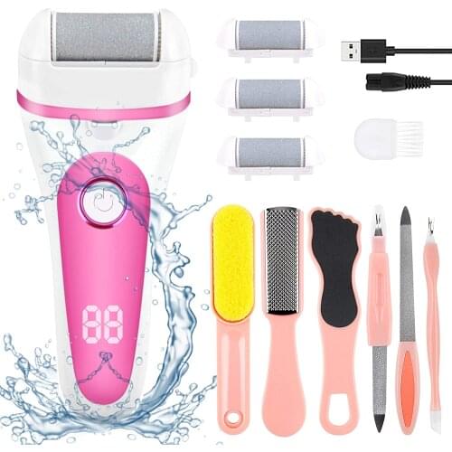 10 in 1 Professional Foot Care Kit Pedicure Tools Set Stainless Steel Foot Rasp Foot Dead Skin Remover Clean Toenail Care Ki