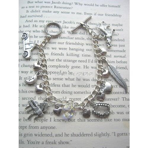 12pcs/lot Twilight jewelry Twilight charm Bracelet