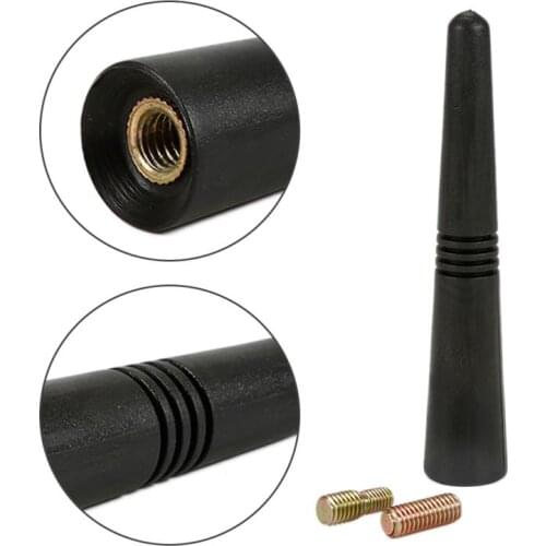 2021 4 Inch Universal Car Roof Radio Antenna Enhanced Signal Stereo Aerial FM/AM Signal Amplified Antenna Exterior Parts