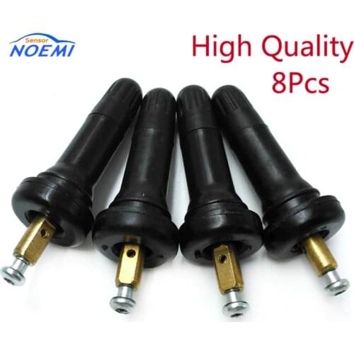 YPDQZS 8 piece/Lot Black TPMS Tyre Car Auto Wheels TPMS Tire Valve Stem with 52933-C1100 22854866