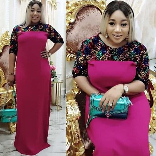 2020 Africa Clothing African Dresses For Women Plus Size Dashiki Traditional Long Maxi Dress Summer Ladies Clothes African Dress