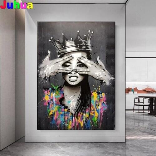 Graffiti African Women 5D diy Diamond Painting,full,square,round diamond embroidery mosaic Puzzle diamond stitch home Decoration