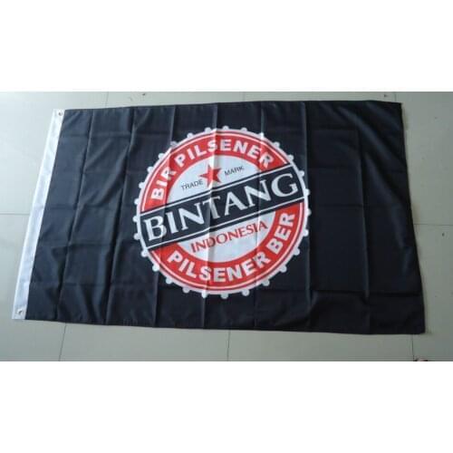 Free shipping bir pilsener flag , magic happensbanner, 90X150CM size,100% polyster,bintang