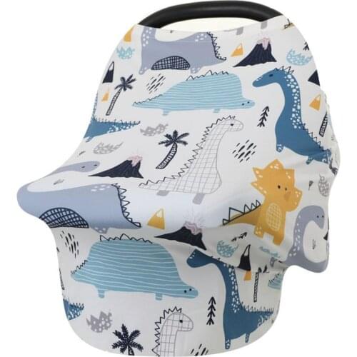 Nursing Cover Breastfeeding Cover, Stretchy Car Seat Covers For Babies,Soft Breathable Infant Carseat Canopy, Stroller Covers