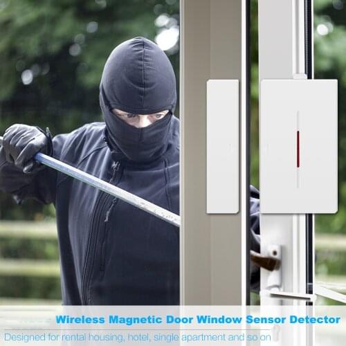 Home Security Detector 433MHZ Wireless House Door And Window Sensor GSM Alarm System Used In Conjunction With Sonoff RF Bridge