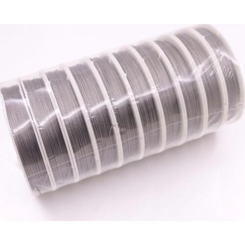 Lots 10 ROLL Tiger Tail Beading Wire Soft Flex Jewelry Making Choose 0.3mm-1.0mm