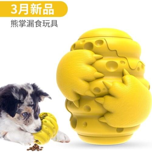 Pet Dog Toys Funny Interactive Ball Dog Tumbler Toy Leaking Food Speed Adjustable Educational Slow Food Ball Dog Accessories
