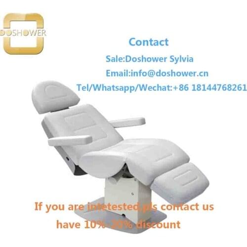 Eye lashes salon bed with electic facial bed for extended massage table