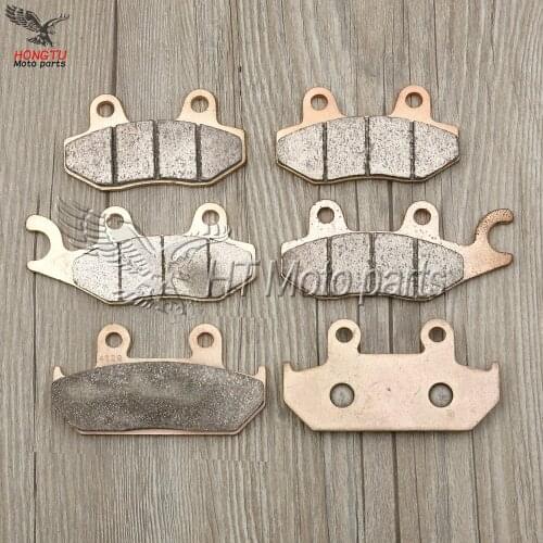 Motorcycle metal sintering brake pads For Suzuki AN 250 Skywave 2007-2008 AN400 Burgman Non ABS 2007-2015 AN 400 ABS 2009-2019