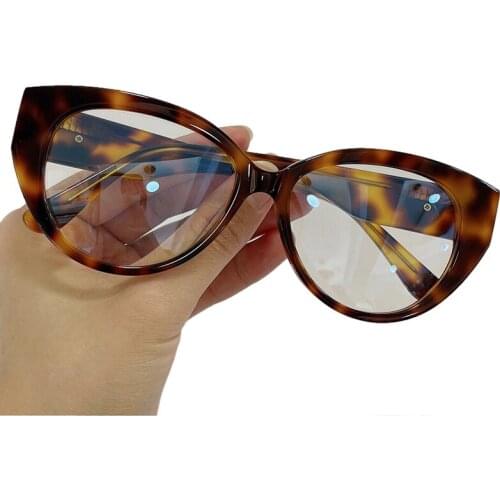 New Fashion All-Match Wrap Women Men Spectacle Eyeglass Luxury Brand Designer Acetate Acrylic Optical Frame Gafas De Mujer