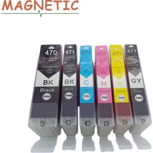 PGI470 CLI471 Compatible Ink Cartridges For Canon ts5040 PIXMA MG5740 MG6840 MG7740 Printer Cartridge pgi 470 cli 471 PGI-470 XL