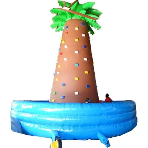 Durable large inflatable climbing walls climbing equipment at factory price