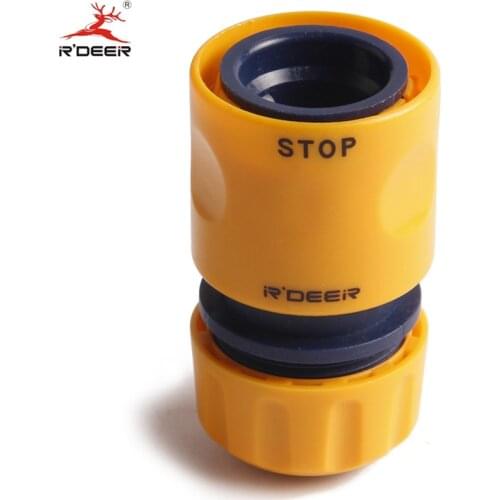 RDEER 1/2" Water Connector Garden Hose Connectors ABS Plastic Garden Hose Quick Connectors