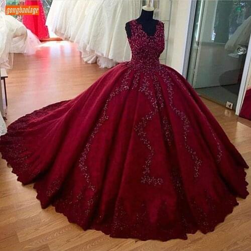 Sumptuous Beaded Evening Dress Sleeveless Lace Appliqued Ball Gown Women Formal Dresses Long Banquet Customized Evening Gowns
