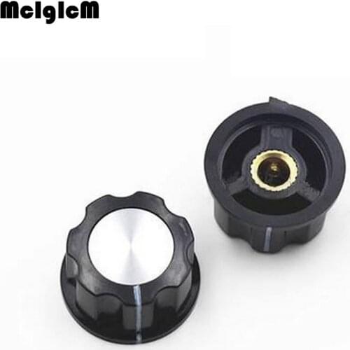 50pcs Hat MF-A05 potentiometer knob WH118/WX050 bakelite knob / copper core inner hole 6mm