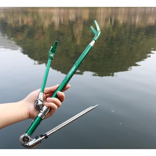 Fishing Equipment Telescopic Fishing Rods Holder Folding Stainless Steel Hand Rod Holder Use 2018 New 1.5M 1.7M 2.1M 2.3M