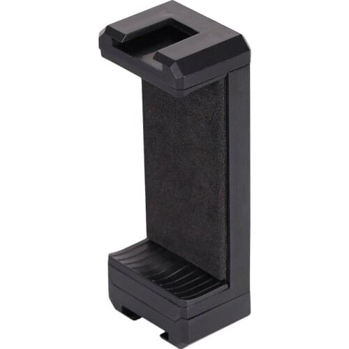 Phone Tripod Mount with Cold Shoe, Universal Cell Phone Adjustable Clamp for iPhone 12 Pro Max XS Xs Max X 11 10 8 Plus RS Samsu