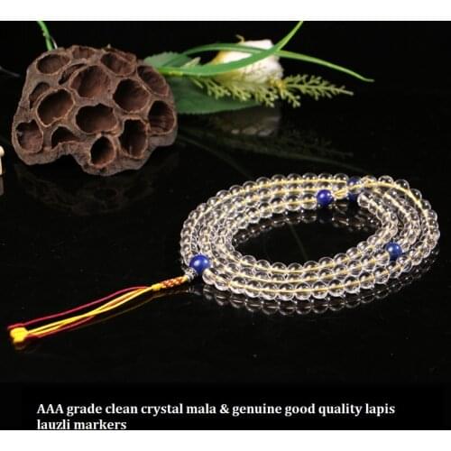 Handmade Tibetan Mala Buddhist Vajrasattva Prayer Beads Tibetan 108 Beads Mala Buddhist Prayer Rosary Beads