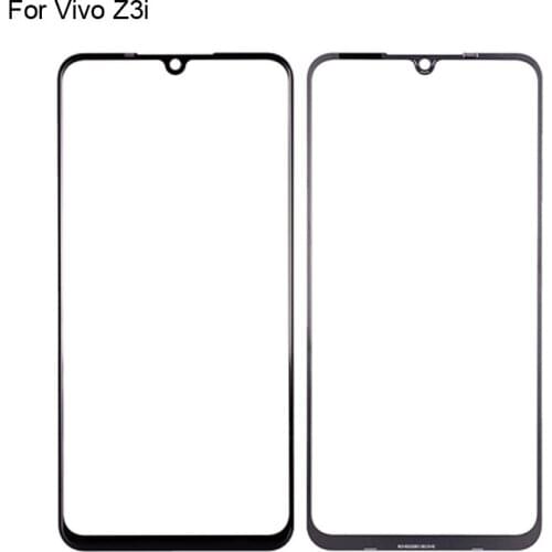 2PCS For Vivo Z3i Front LCD Glass Lens touchscreen For VivoZ3i V1813A V1813T Touch screen Panel Outer Screen Glass without flex
