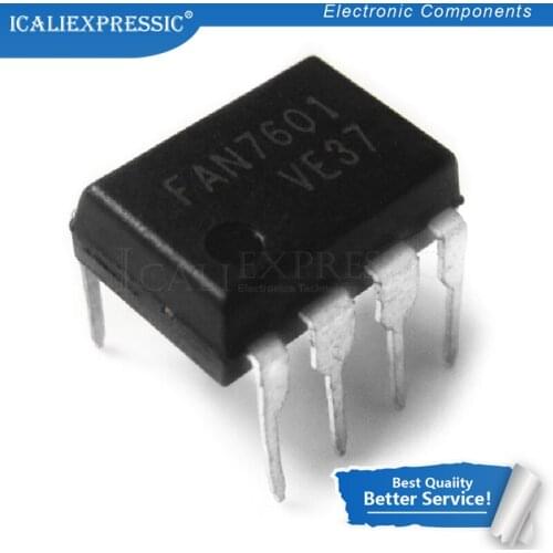 5PCS FAN7601 DIP8 7601 DIP