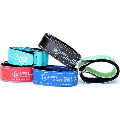5pcs iFlight 20mm width 20x400mm 20x300mm 20x250mm 20x200mm Microfiber PU Leather Battery Strap/Non-slilp FPV Belt Iron buckle