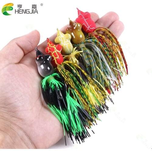 5pc fake Soft Frog Fishing Lures 9cm 7g Catching Artificial Wobblers Bait Hooks Popper Carp Fishing Pesca Fishing Tackle
