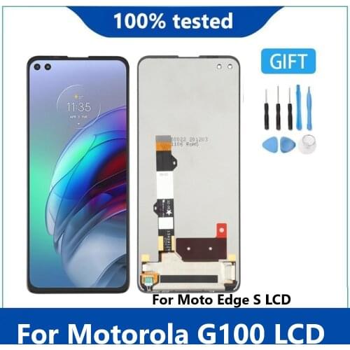 New Original For 6.7" Motorola Moto G100 LCD Display Touch Screen Digitizer Assembly For Moto G100 Lcd Display