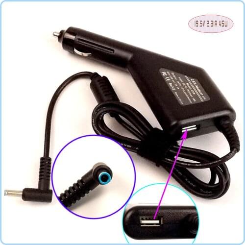 Laptop Car DC Adapter Charger Power Supply + USB Port for HP ADP-45WD B ADP-45FE B PA-1650-32HE PA-1450-36HE