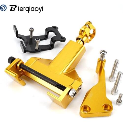 MT-07 CNC Aluminum Steering Stabilizer Damper Bracket Mounting kits For Yamaha MT 07 FZ07 MT07 Accessories 2014 2015 2016 2017