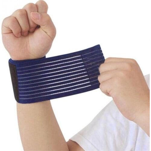 Wrist Brace Wrap Elastic Sport Bandage Wrist band Hand Velcro Gym Support Wrist Brace Wrap Tennis Cotton Weat Band Fitness Wrist