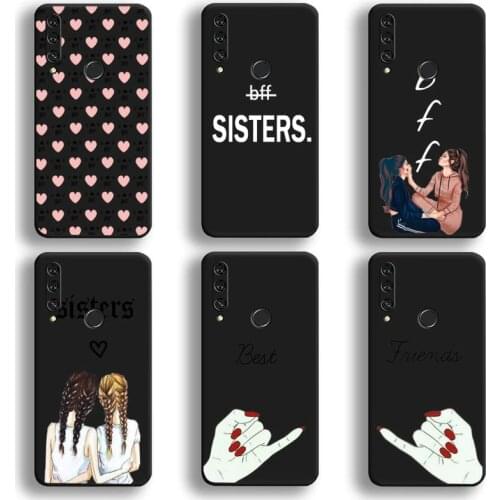 Best Friends Forever BFF Phone Case Huawei Y6P Y8S Y8P Y5II Y5 Y6 2019 P Smart Prime Pro