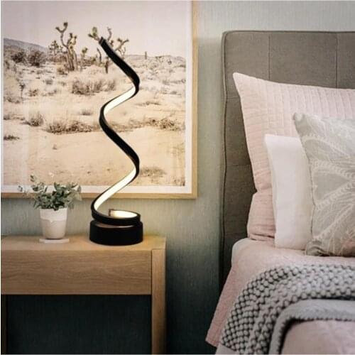 Lavin Black Table Lamp Bedside Lamp Daylight Led