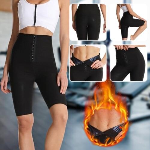 Women Yoga Shorts High Waist Seamless Sweating Elastic Waist Trainer Tummy Control Fitness Leggings Shorts шорты спортивные