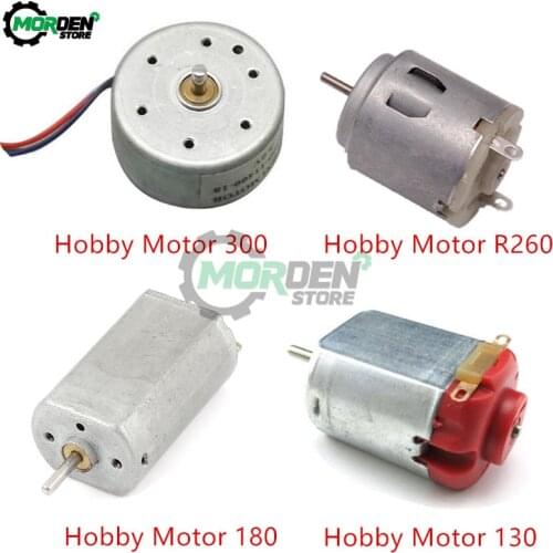 DC 1.5V 3V Hobby Motor 130 180 300 R260 DC Motor High Speed Hobby Toy Micro Motor High Torque for Smart Car Electronic DIY