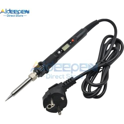 80W Electric Soldering Iron Adjustable Temperature LCD Digital Display 110V 220V Welding Solder Iron Tips Repair Rework Tool Kit