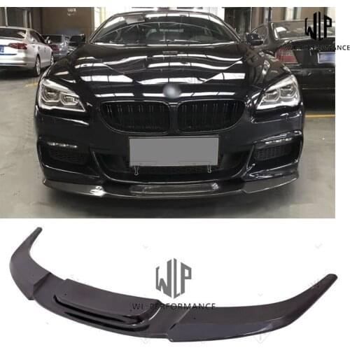 F06 F12 F13 High Quality Carbon Fiber Front Lip Splitter Car Styling For BMW 6 Series F06 F12 F13 MT V Style 640i 14-UP