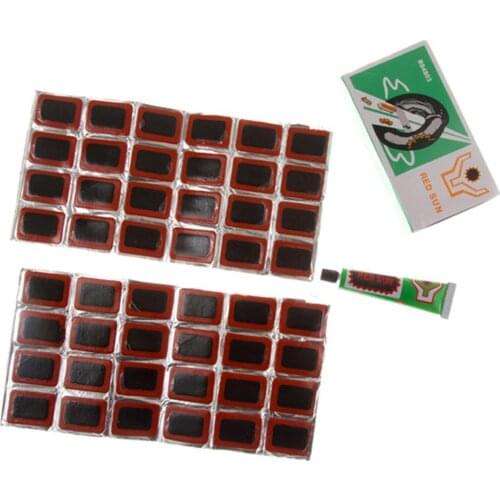 Mountain Bike Bicycle Repair Tools Cycling Flat Tire Repair Rubber Patch Glue Set Tire Fix Kit