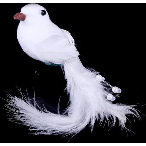 1pcs 3D Foam Feather Simulation Bird Artificial Bird DIY Party Crafts Ornament Props Home Garden Decor Wedding Decoration