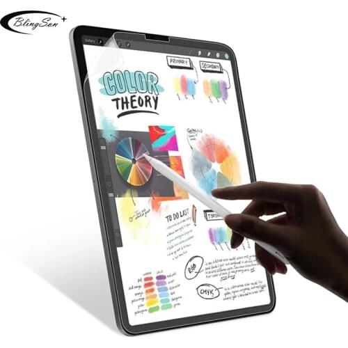 Like Writing on Paper Screen Protector for iPad Pro 12.9 2015 2017 2018 2020 PET Painting Drawing Matte Film for iPad 12.9 inch