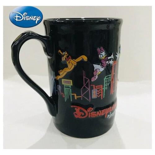 Disney Cute Mickey Mouse Minnie Building Landscape Creative Ceramic Mug Mug