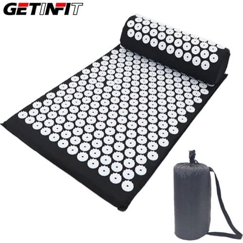 Getinfit ECO Massager Pillow Relieve Pain For Adult Man Woman Acupuncture Spike Protect Neck Health Care Pillow Massage Cushion