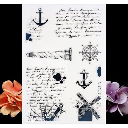 Lighthouse NEW Background Transparent Clear Silicone Stamps For Scrapbooking/Sentiment Stamp Photo Album Decoration Card Making