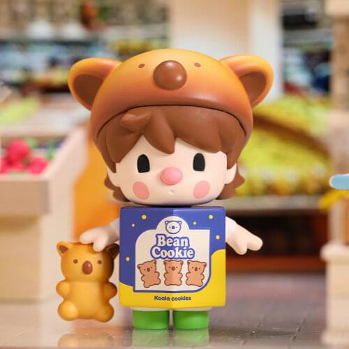 Kawaii Accessories POPMART Sweet Bean supermarket Blind Box Brand Designer Dolls Action Figure Toys Elfin Children Friend Gift