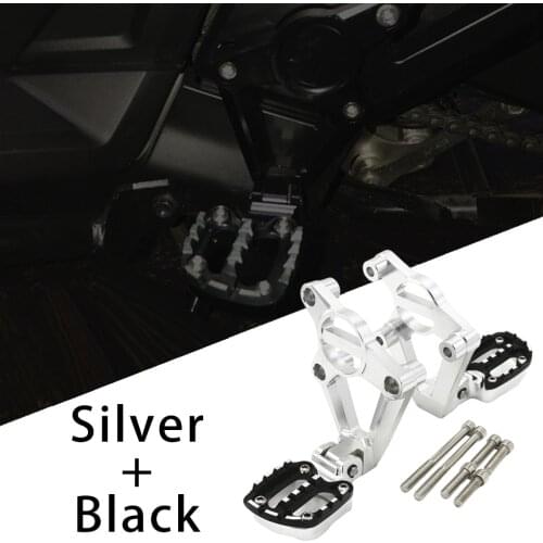 Motorcycle Durable Footrest Foot Pegs / Footpegs for For Honda XADV750 XADV 750 2017 Accessory Kit
